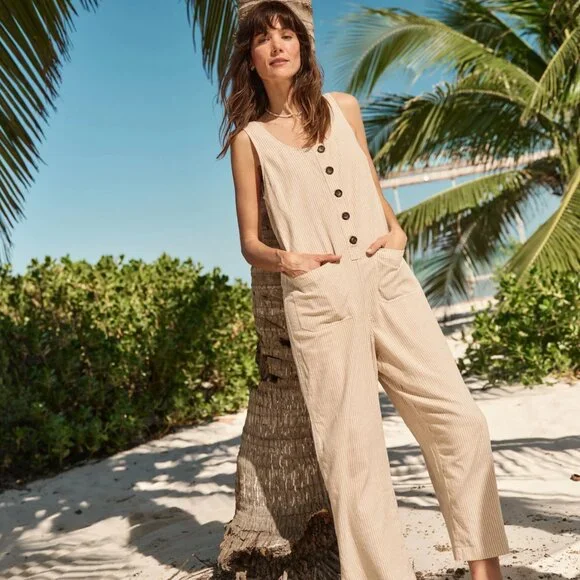 Marine Layer Sydney Cotton Jumpsuit - XS - Picture 3 of 5